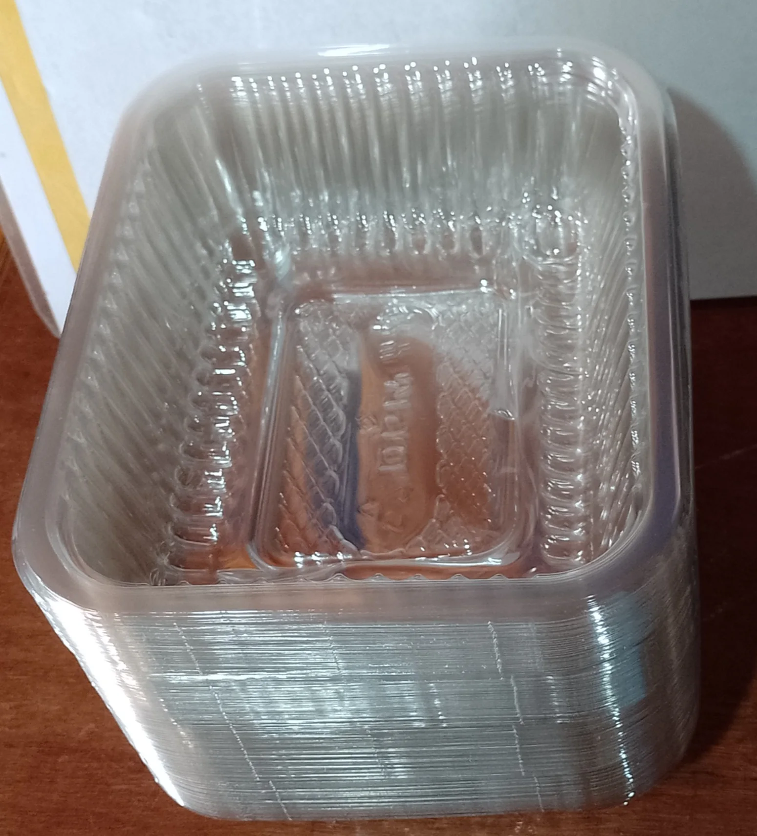 Bandeja cuadrada para alimento