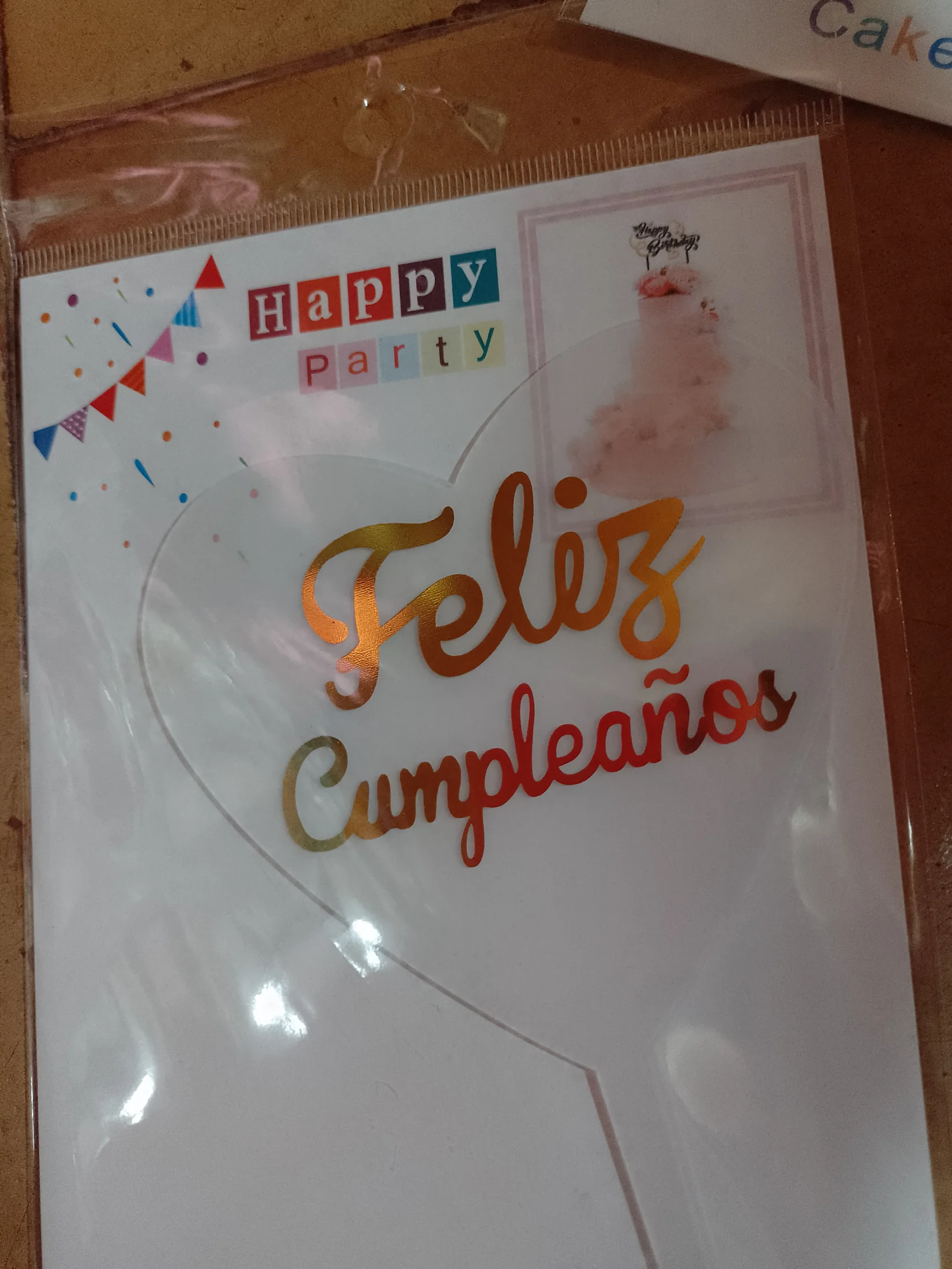 Topper para torta